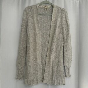 Roxy Heather Gray Knit Cardigan